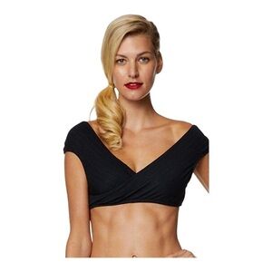 TAHARI Standard Wrap Bra Swimsuit Top NWOT